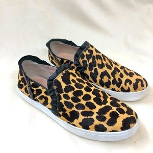 Kate Spade Animal Print Slip on Sneakers size 9